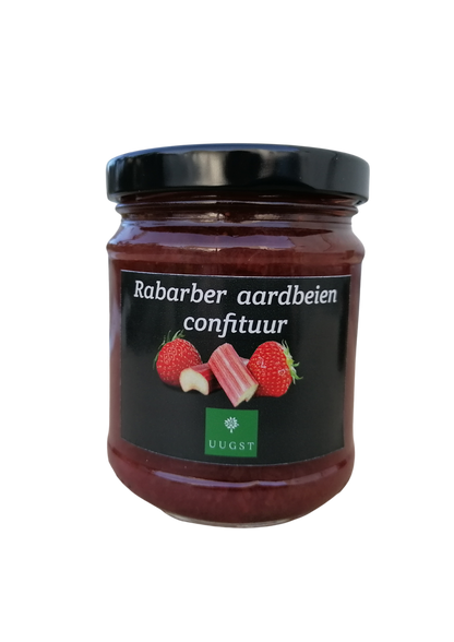 Rabarber-aardbeien confituur