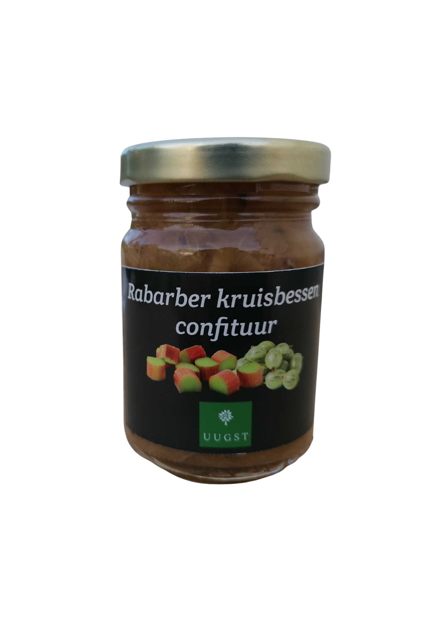 Rabarber kruisbessen confituur